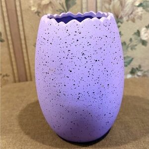 Speckled Purple Vase